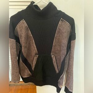Mixed media sweater